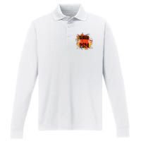 Senior Class Of 2024 Basketball Back To School Performance Long Sleeve Polo