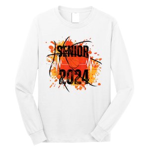 Senior Class Of 2024 Basketball Back To School Long Sleeve Shirt