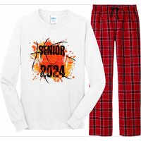 Senior Class Of 2024 Basketball Back To School Long Sleeve Pajama Set