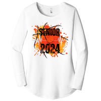 Senior Class Of 2024 Basketball Back To School Women's Perfect Tri Tunic Long Sleeve Shirt