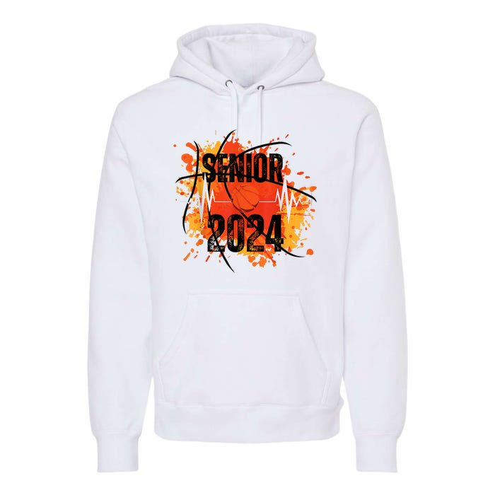 Senior Class Of 2024 Basketball Back To School Premium Hoodie