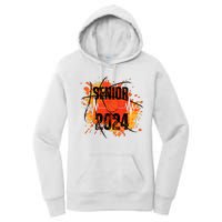 Senior Class Of 2024 Basketball Back To School Women's Pullover Hoodie