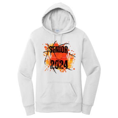 Senior Class Of 2024 Basketball Back To School Women's Pullover Hoodie