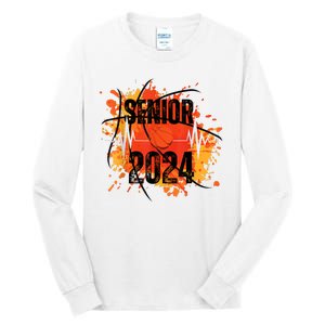 Senior Class Of 2024 Basketball Back To School Tall Long Sleeve T-Shirt