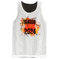 Senior Class Of 2024 Basketball Back To School Mesh Reversible Basketball Jersey Tank