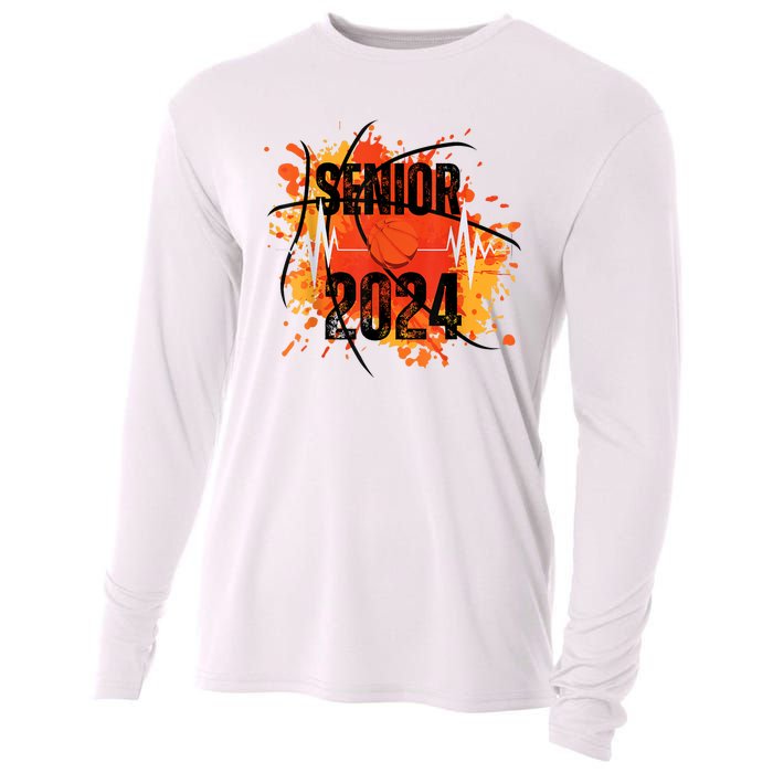 Senior Class Of 2024 Basketball Back To School Cooling Performance Long Sleeve Crew