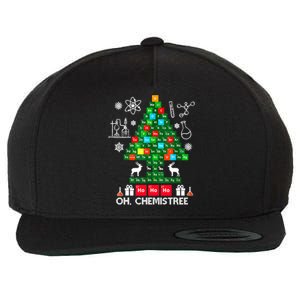 Science Christmas Oh Chemist Tree Chemistree Wool Snapback Cap