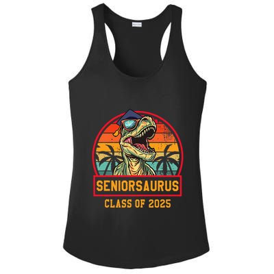 Seniorsaurus Class Of 2025 Senior Ladies PosiCharge Competitor Racerback Tank