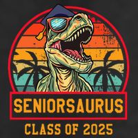 Seniorsaurus Class Of 2025 Senior Golf Towel