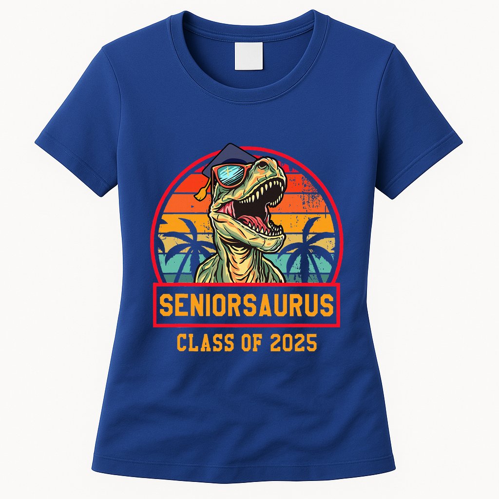 Seniorsaurus Class Of 2025 Senior Womens T-Shirt