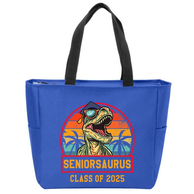 Seniorsaurus Class Of 2025 Senior Zip Tote Bag