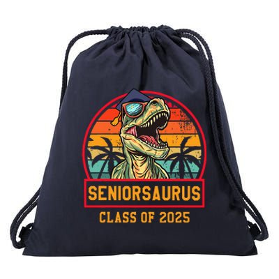 Seniorsaurus Class Of 2025 Senior Drawstring Bag