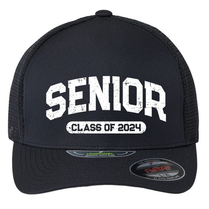 Senior Class Of 2024 Back To School Graduating In 2024 Flexfit Unipanel Trucker Cap