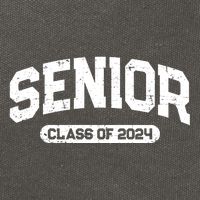 Senior Class Of 2024 Back To School Graduating In 2024 Cotton Canvas Backpack