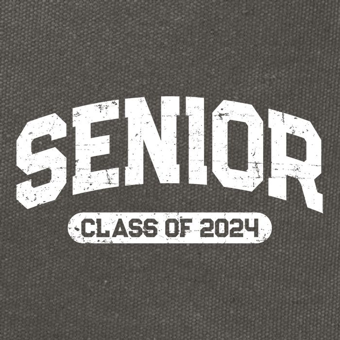 Senior Class Of 2024 Back To School Graduating In 2024 Cotton Canvas Backpack