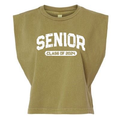 Senior Class Of 2024 Back To School Graduating In 2024 Garment-Dyed Women's Muscle Tee