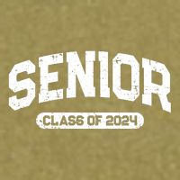 Senior Class Of 2024 Back To School Graduating In 2024 Garment-Dyed Women's Muscle Tee