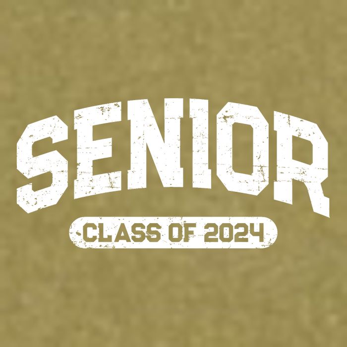 Senior Class Of 2024 Back To School Graduating In 2024 Garment-Dyed Women's Muscle Tee