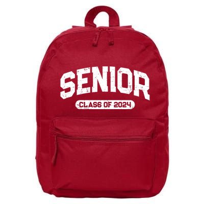 Senior Class Of 2024 Back To School Graduating In 2024 16 in Basic Backpack