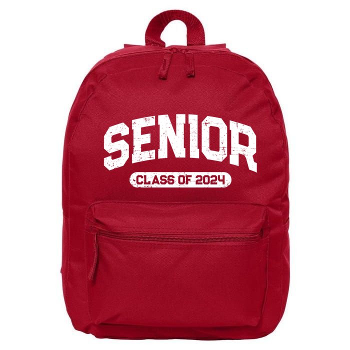 Senior Class Of 2024 Back To School Graduating In 2024 16 in Basic Backpack