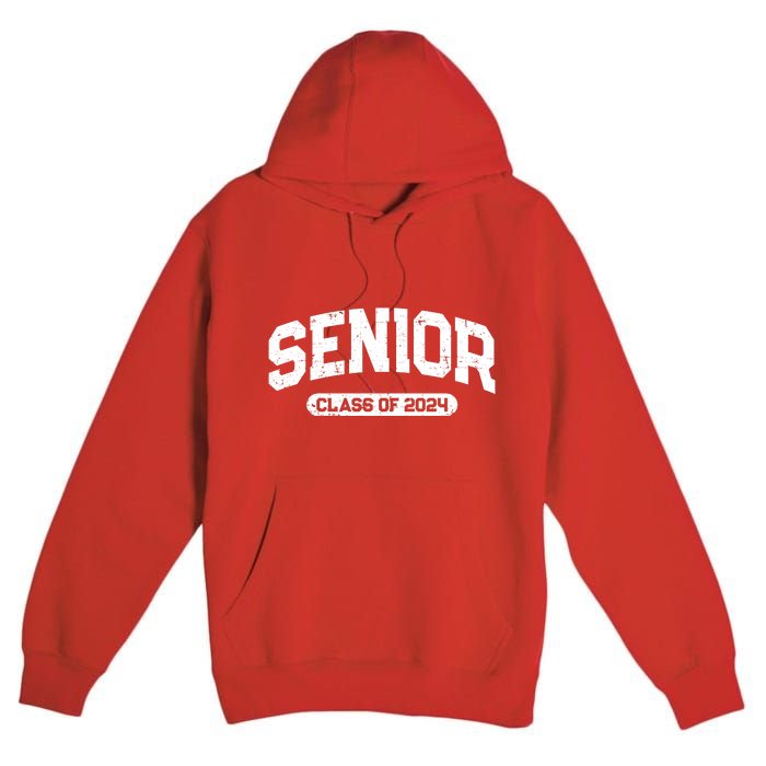 Senior Class Of 2024 Back To School Graduating In 2024 Premium Pullover Hoodie