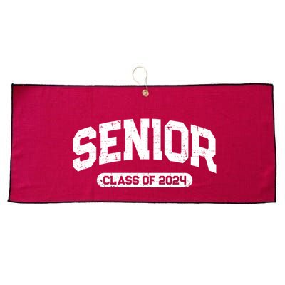 Senior Class Of 2024 Back To School Graduating In 2024 Large Microfiber Waffle Golf Towel