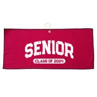 Senior Class Of 2024 Back To School Graduating In 2024 Large Microfiber Waffle Golf Towel