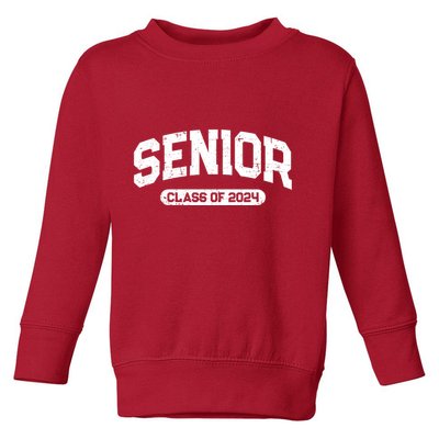 Senior Class Of 2024 Back To School Graduating In 2024 Toddler Sweatshirt