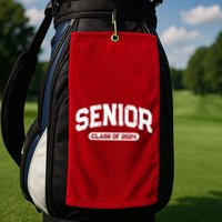 Senior Class Of 2024 Back To School Graduating In 2024 Golf Towel