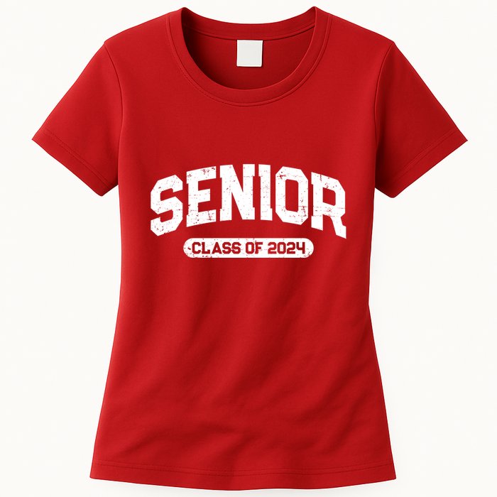 Senior Class Of 2024 Back To School Graduating In 2024 Womens T-Shirt