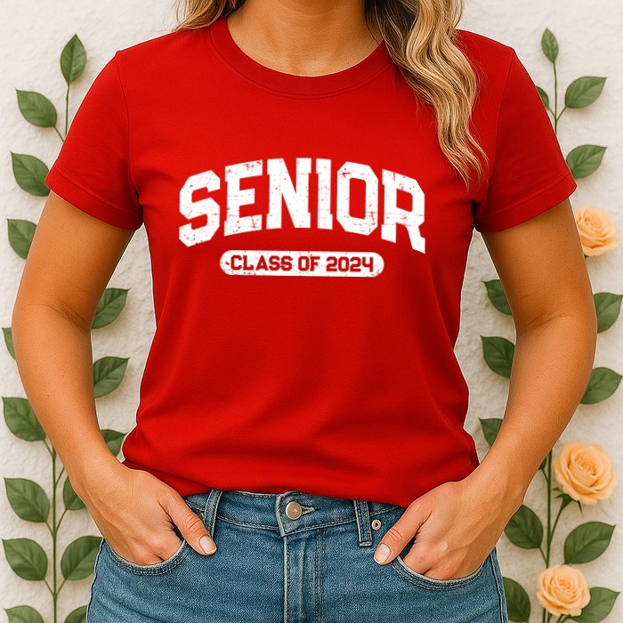 Senior Class Of 2024 Back To School Graduating In 2024 Womens T-Shirt
