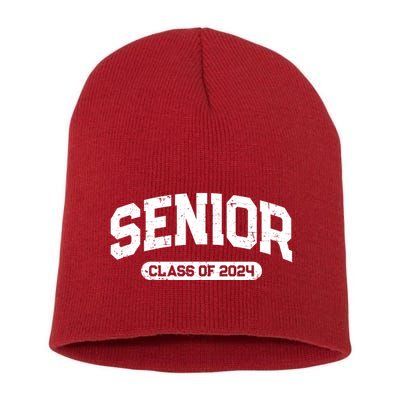 Senior Class Of 2024 Back To School Graduating In 2024 Short Acrylic Beanie