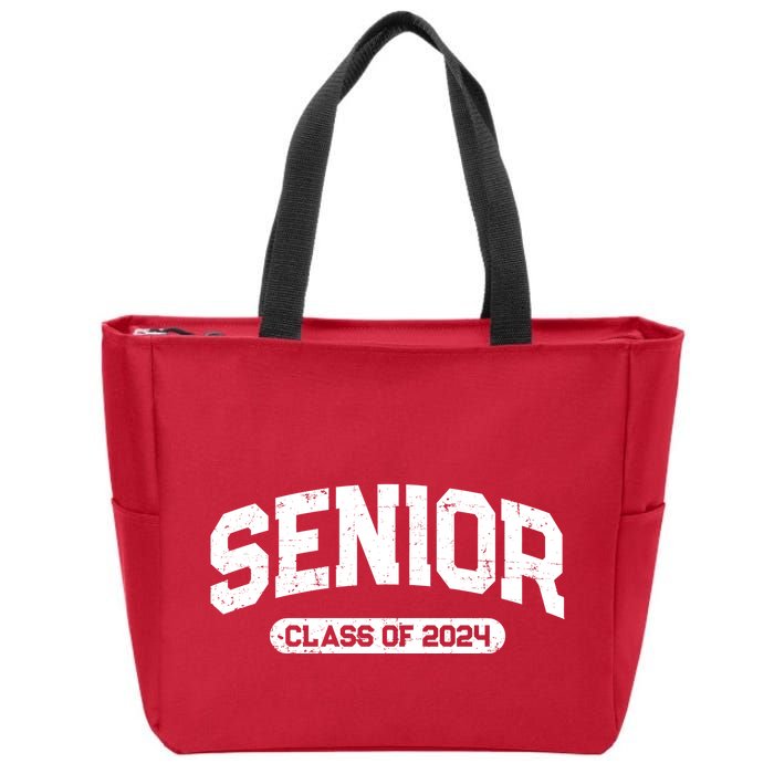 Senior Class Of 2024 Back To School Graduating In 2024 Zip Tote Bag