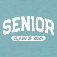 Senior Class Of 2024 Back To School Graduating In 2024 Sueded Cloud Jersey T-Shirt