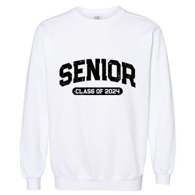 Senior Class Of 2024 Back To School Graduating In 2024 Garment-Dyed Sweatshirt