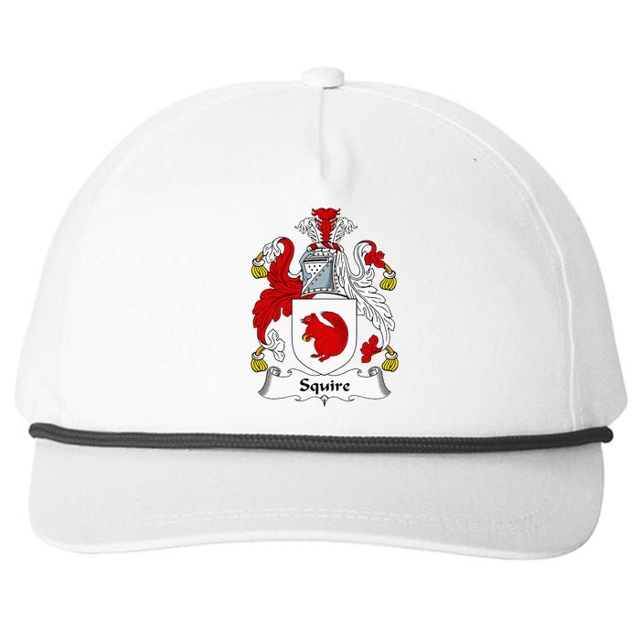 Squire Coat Of Arms Family Crest Snapback Five-Panel Rope Hat