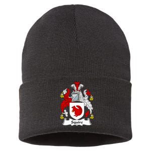 Squire Coat Of Arms Family Crest Sustainable Knit Beanie