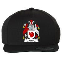 Squire Coat Of Arms Family Crest Wool Snapback Cap