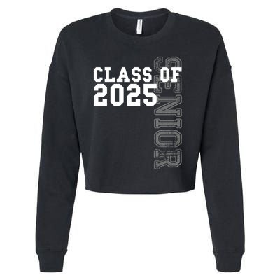 Senior Class Of 2025 Graduation 2025 Gift Cropped Pullover Crew
