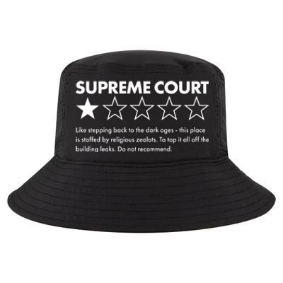 Supreme Court One Star Do Not Recommend Cool Comfort Performance Bucket Hat