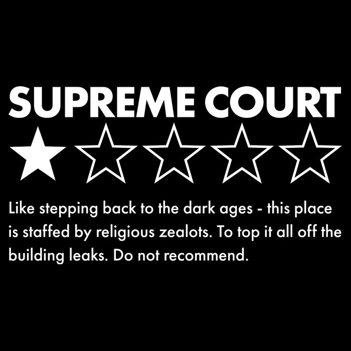 Supreme Court One Star Do Not Recommend Kids T-Shirt