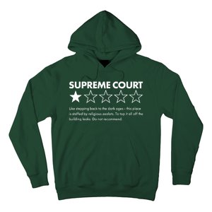 Supreme Court One Star Do Not Recommend Hoodie