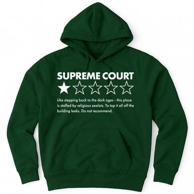 Supreme Court One Star Do Not Recommend Hoodie