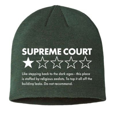 Supreme Court One Star Do Not Recommend Sustainable Beanie