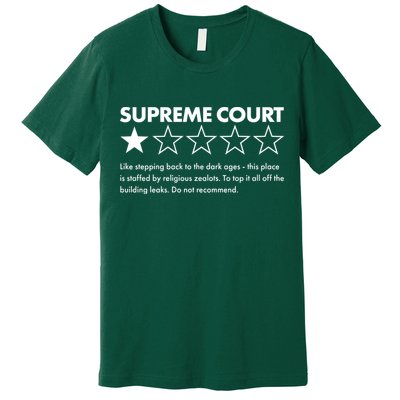 Supreme Court One Star Do Not Recommend Premium T-Shirt