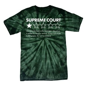 Supreme Court One Star Do Not Recommend Tie-Dye T-Shirt