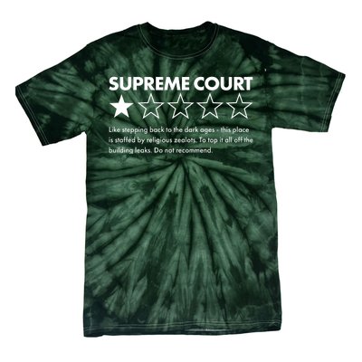 Supreme Court One Star Do Not Recommend Tie-Dye T-Shirt