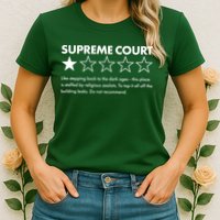 Supreme Court One Star Do Not Recommend Womens T-Shirt