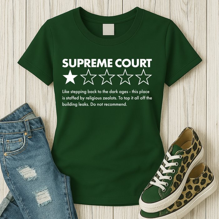 Supreme Court One Star Do Not Recommend Womens T-Shirt