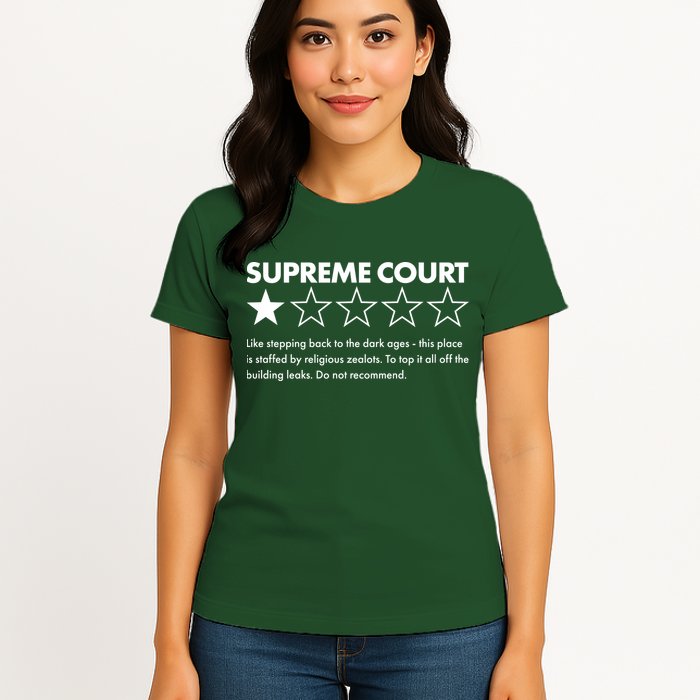Supreme Court One Star Do Not Recommend Womens T-Shirt